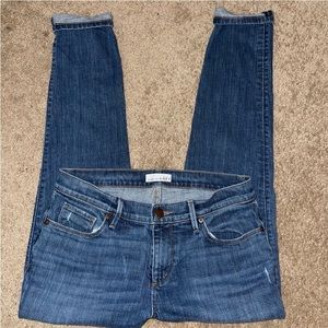Ann Taylor LOFT Medium-Wash Ankle Jeans